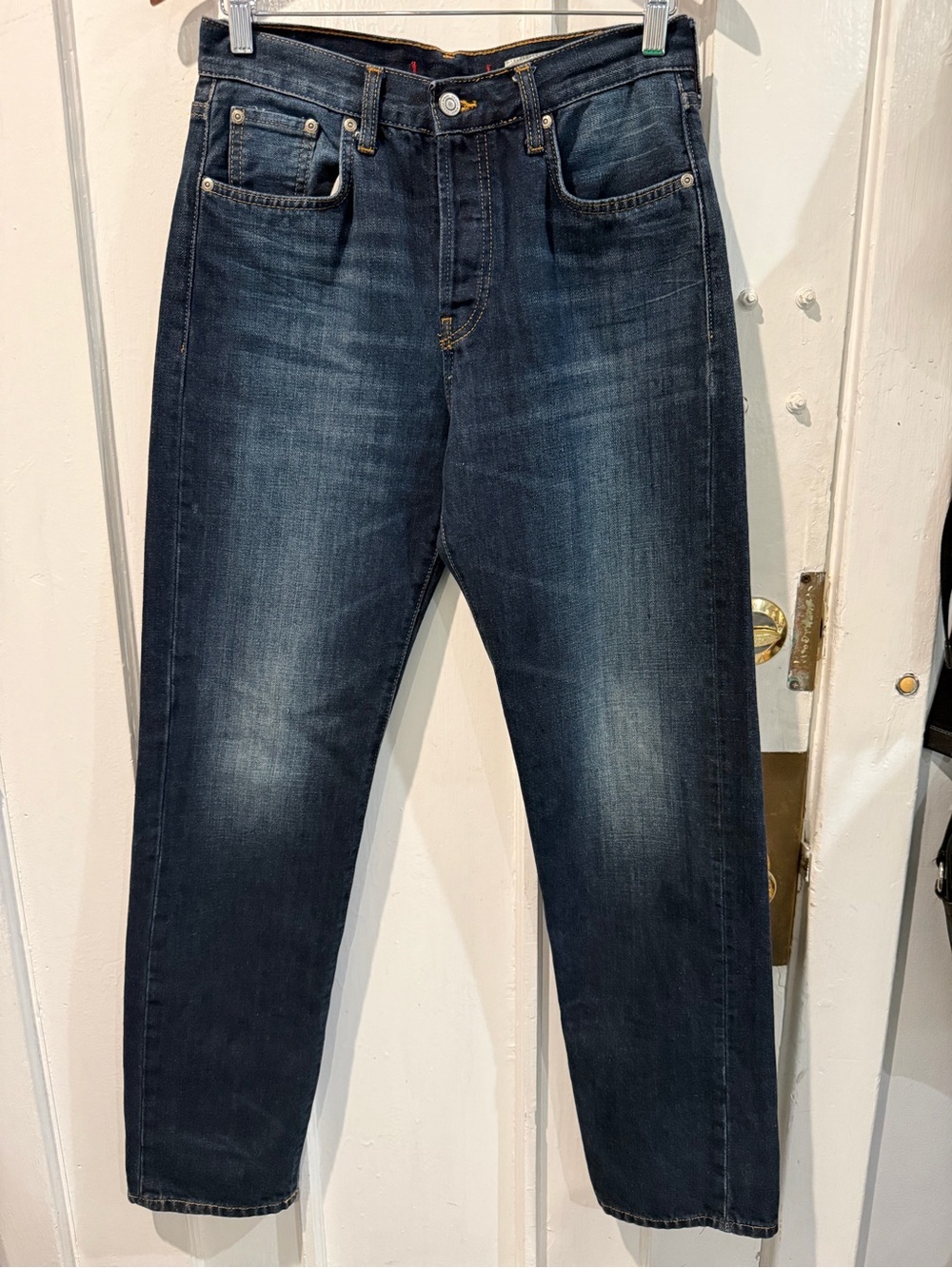 Dark Indigo Straight-Leg Jeans